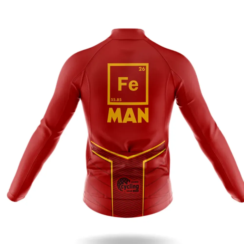Fe Man Cycling Kit Ironman Red/Black/Yellow