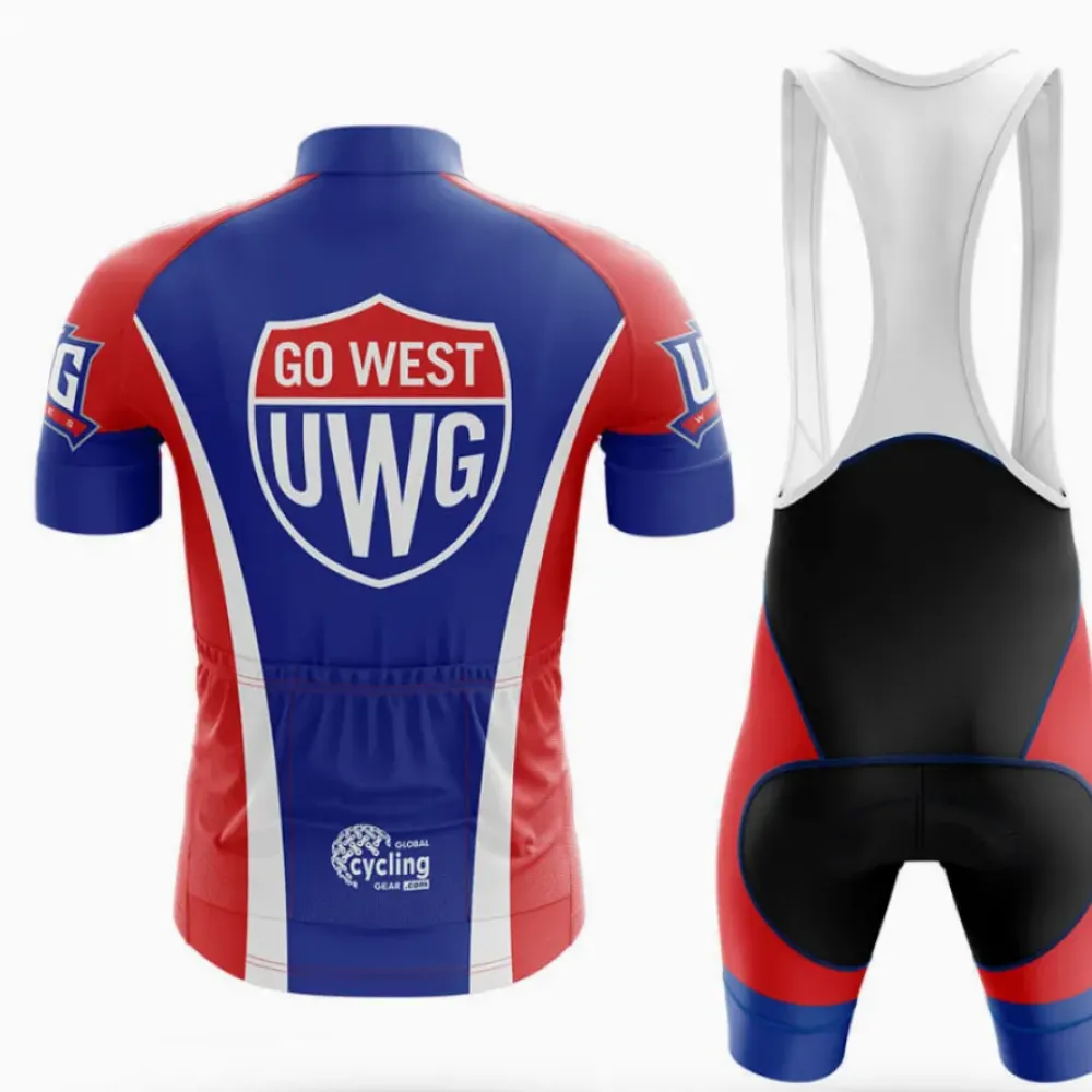 University of West Georgia Cycling Jersey Blue/Red/White