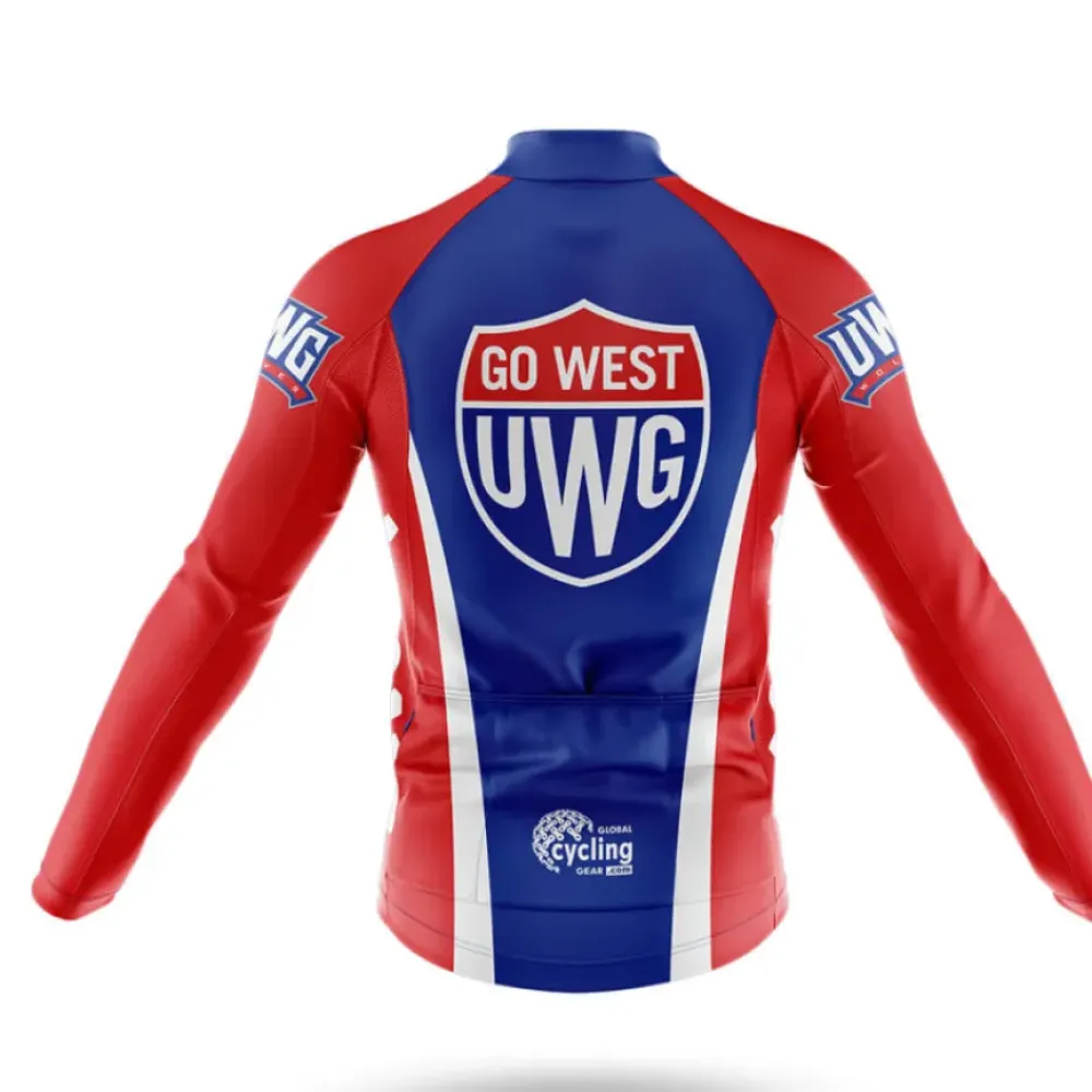 University of West Georgia Cycling Jersey Blue/Red/White