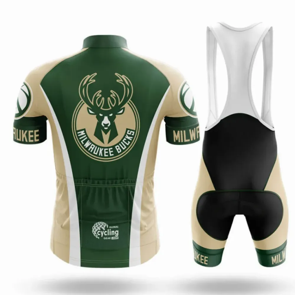 Bucks Cycling Bibs Comfortable Black/Gold/White