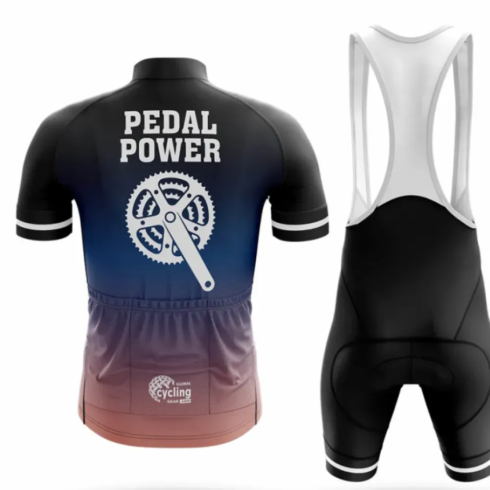 Pedal Power V6 Cycling Kit Black/Red/Purple