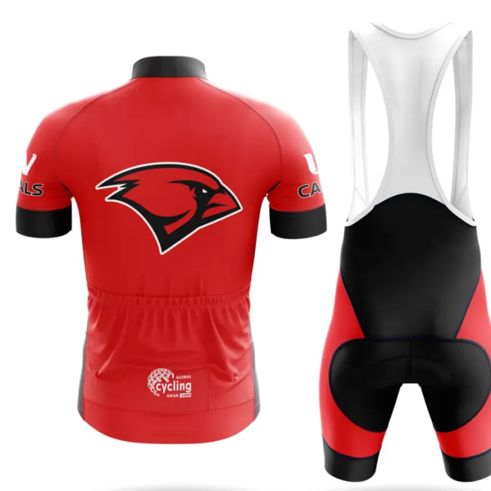 Cardinals Cycling Bibs Breathable Black/Red/White