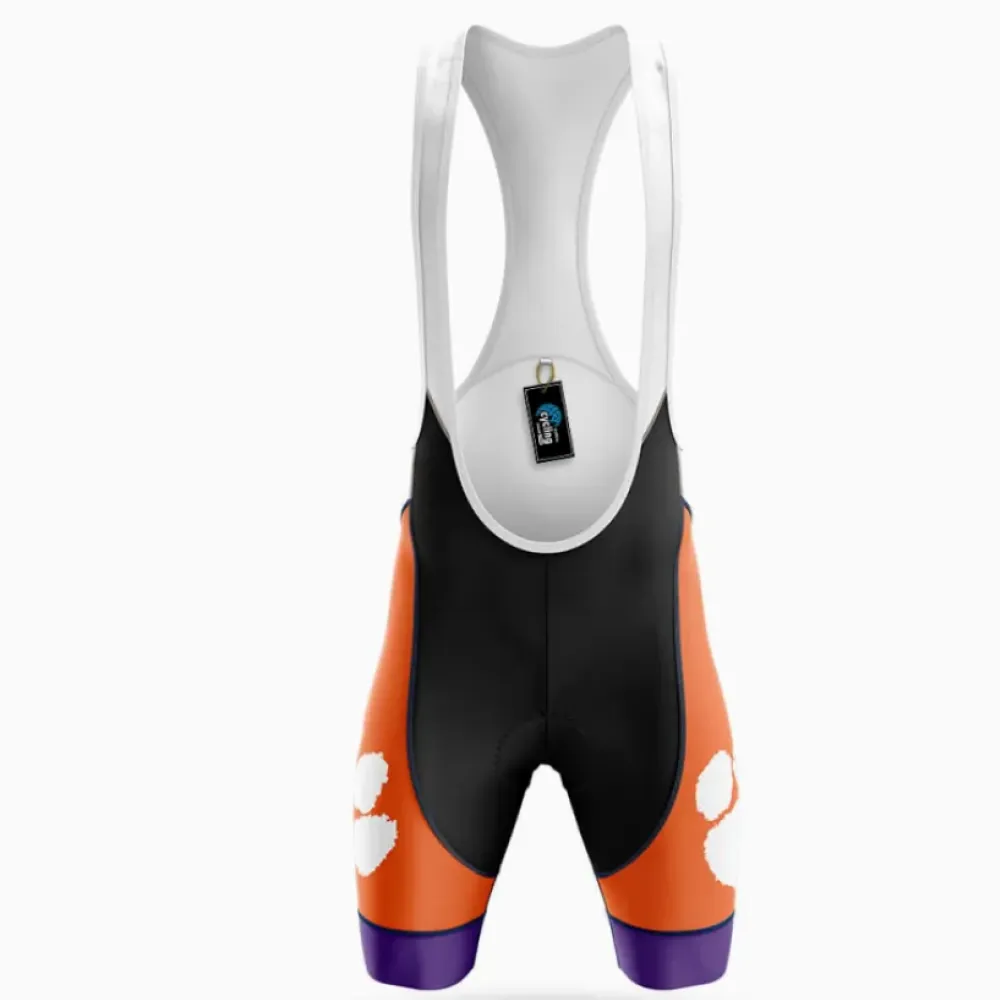 Clemson Tigers Cycling Kit Full Set Purple/Orange/Black