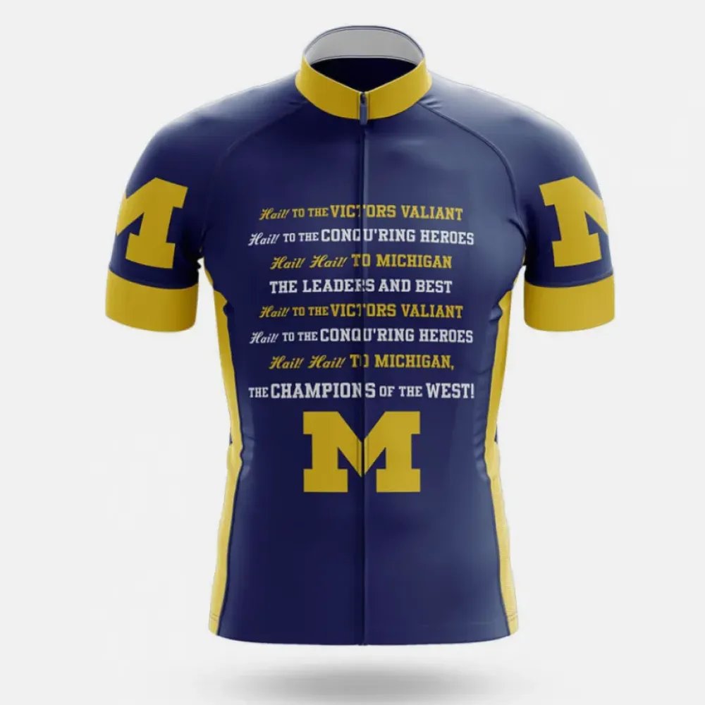 Michigan Wolverines Fight Song Cycling Kit Blue/Yellow/White