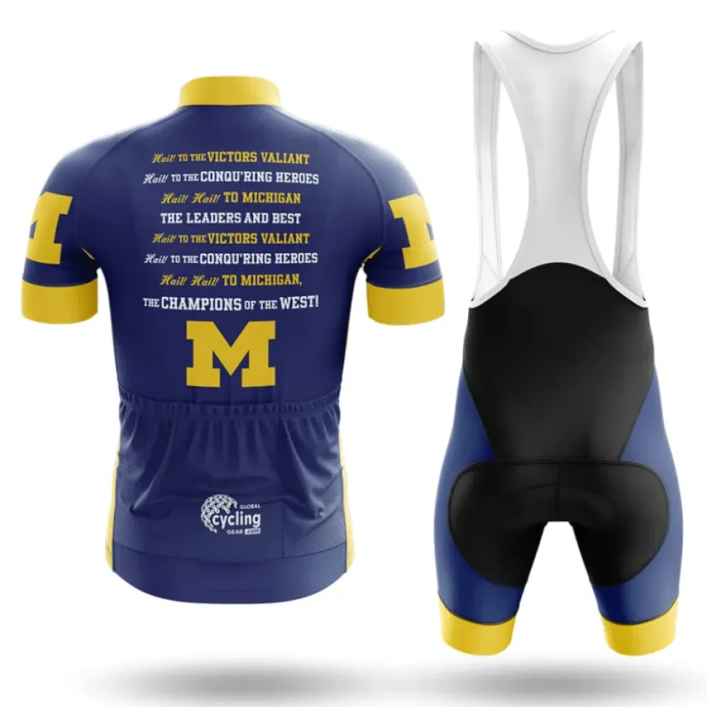 Michigan Wolverines Fight Song Cycling Kit Blue/Yellow/White