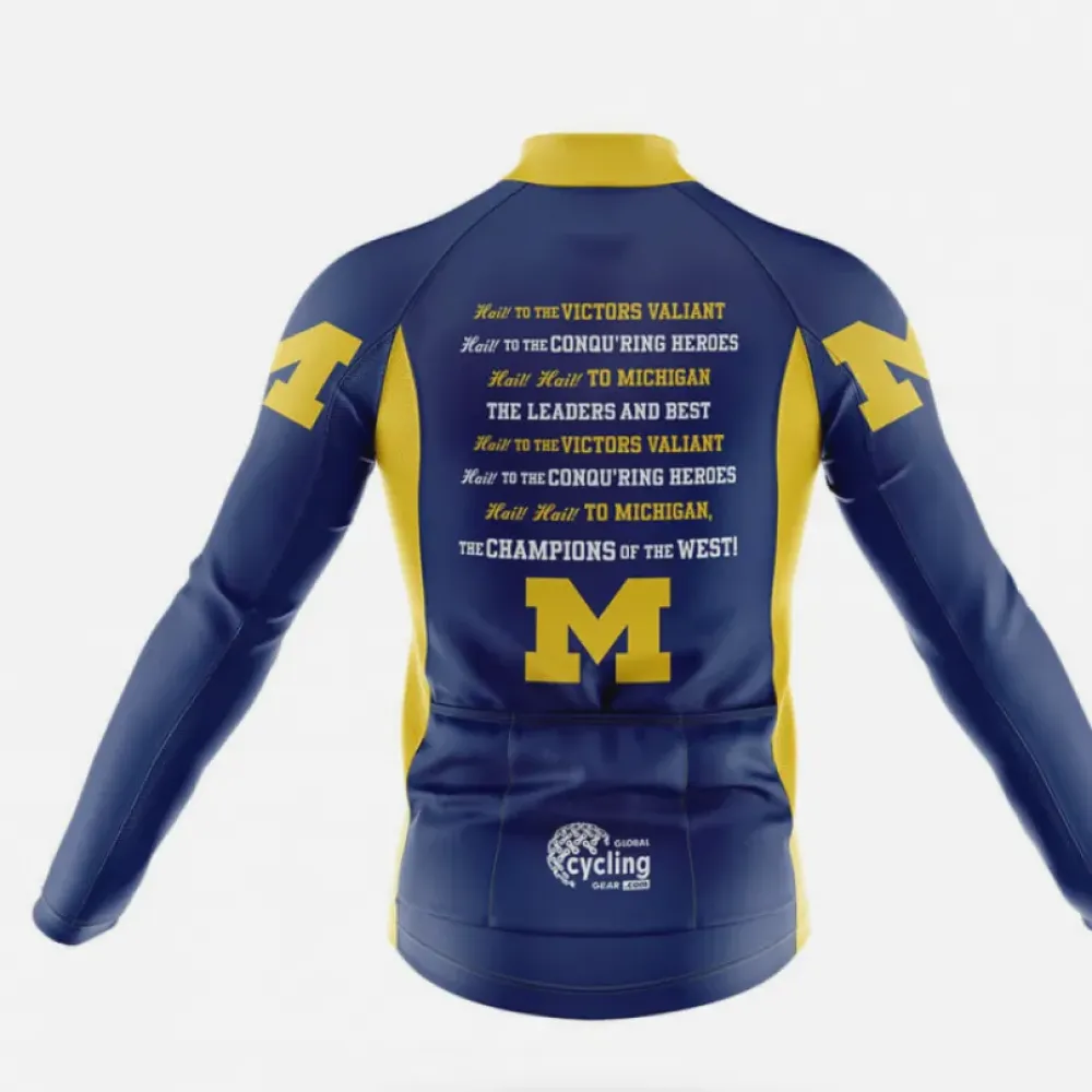 Michigan Wolverines Fight Song Cycling Kit Blue/Yellow/White