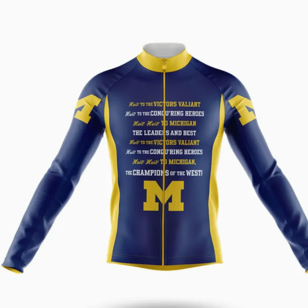 Michigan Wolverines Fight Song Cycling Kit Blue/Yellow/White