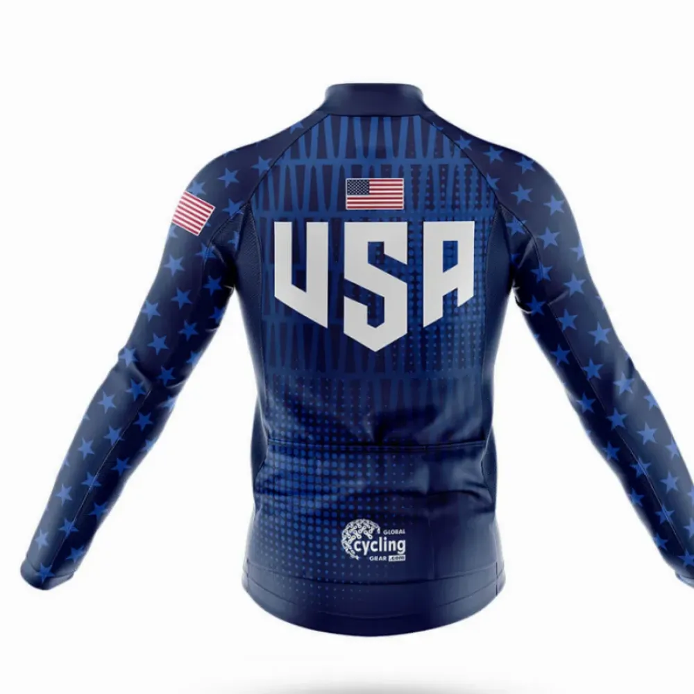 Cycling Kit American Glory Blue/White/Black