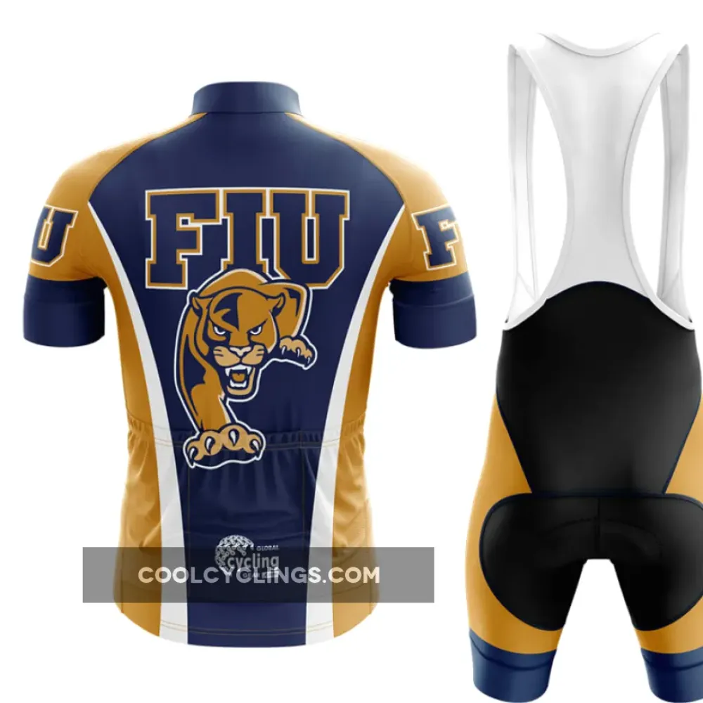 Florida International University Cycling Jersey Navy/Gold/White