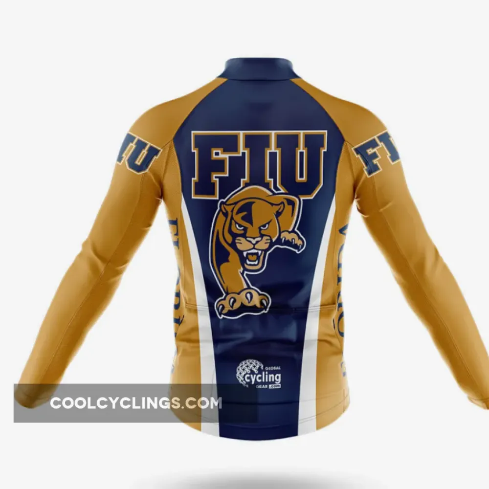 Florida International University Cycling Jersey Navy/Gold/White