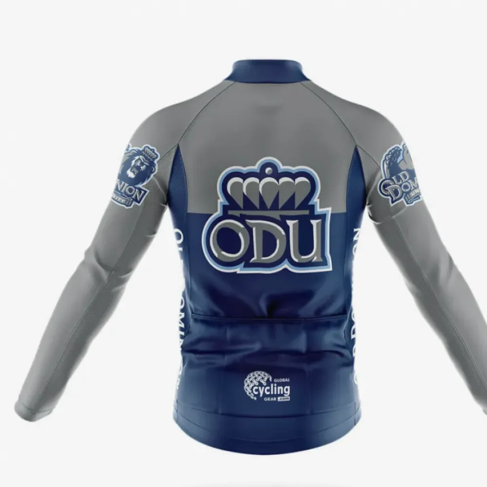 Old Dominion University Cycling Bibs Ver.2 Performance Fit Gray/Blue/White