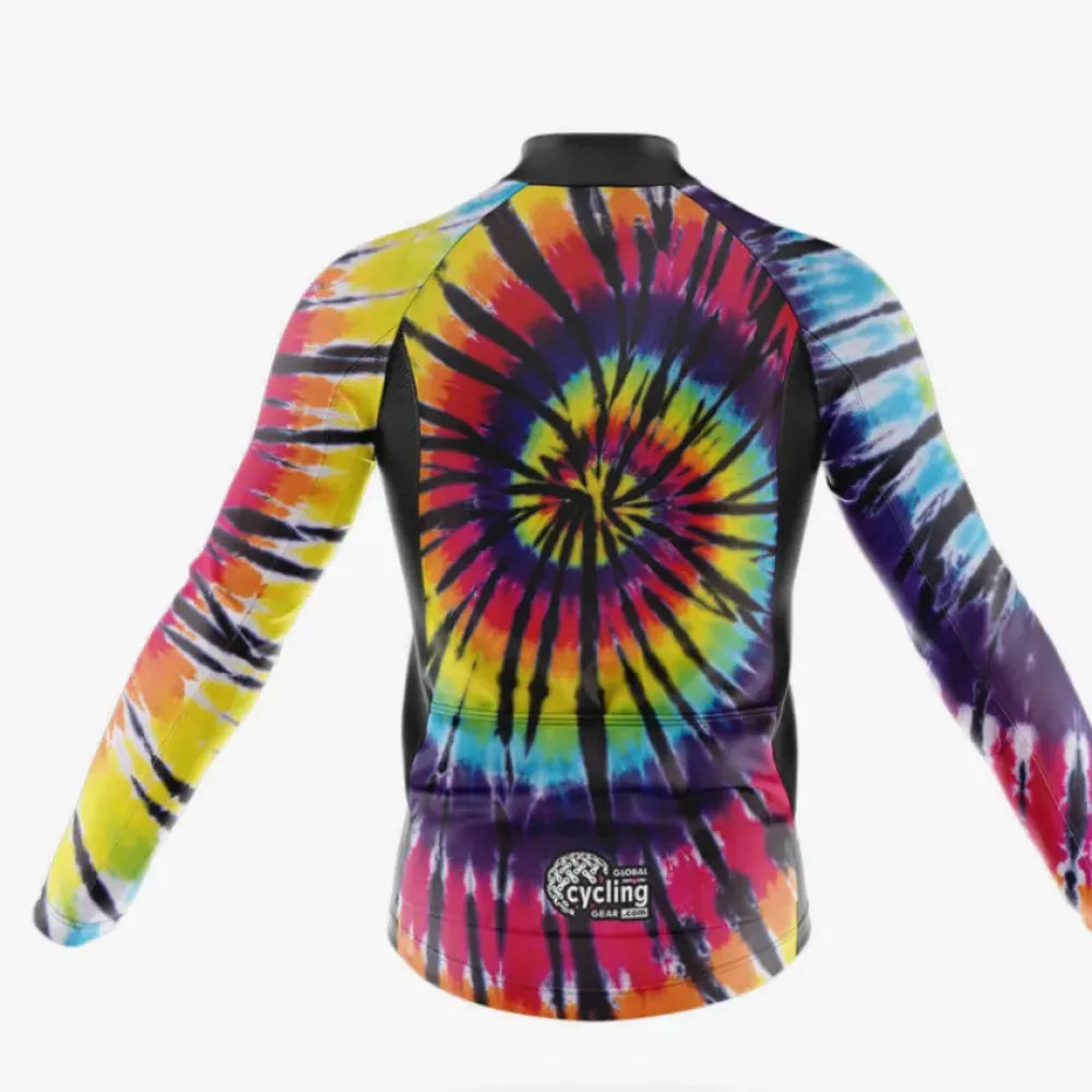 Cycling Kit Hippie Tye Dye Blue/Yellow/Purple