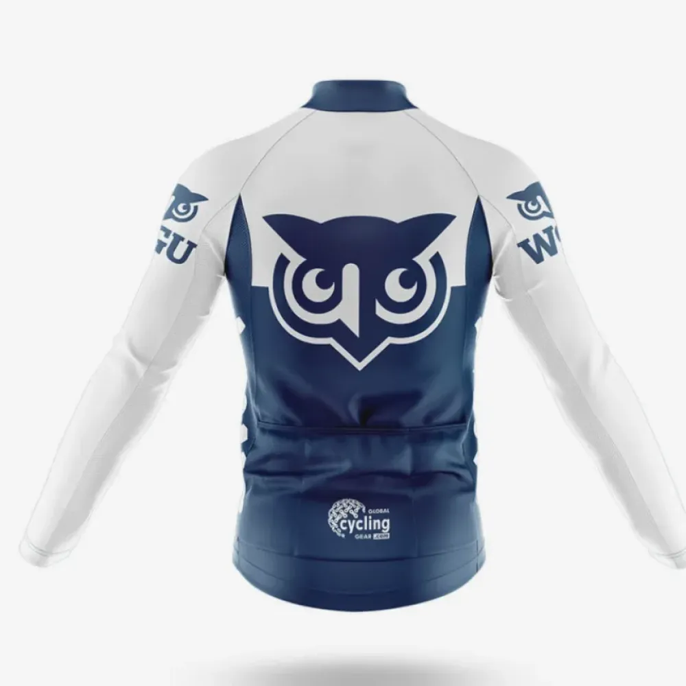 Western Governors University Cycling Kit Full Set Ver.2 Owl Design Navy/White/Black