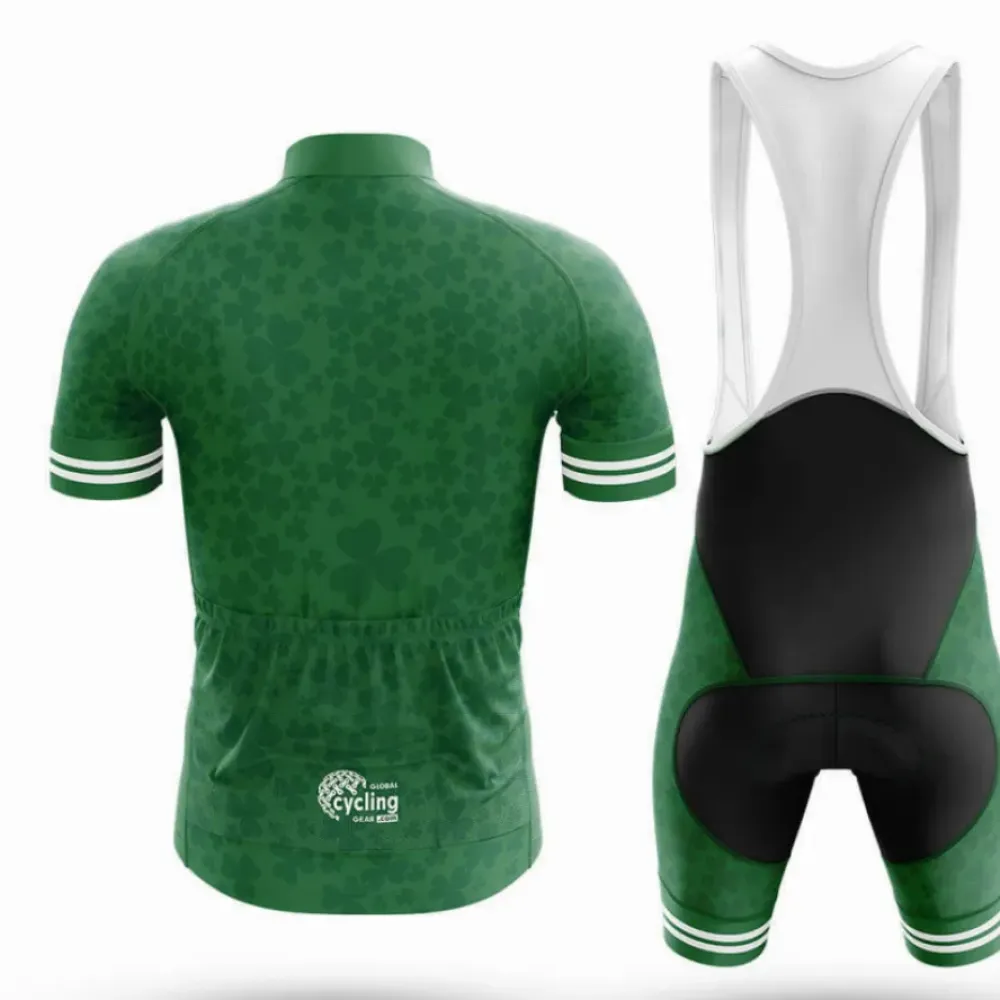 Cycling Jersey Irish Drunk Green/White/Black