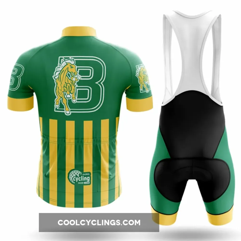 Bronx Community College USA Cycling Jersey Green/Yellow/Gold