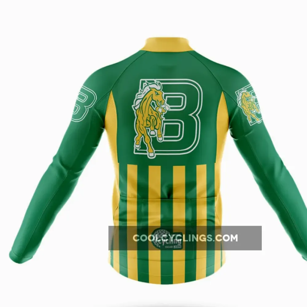 Bronx Community College USA Cycling Jersey Green/Yellow/Gold