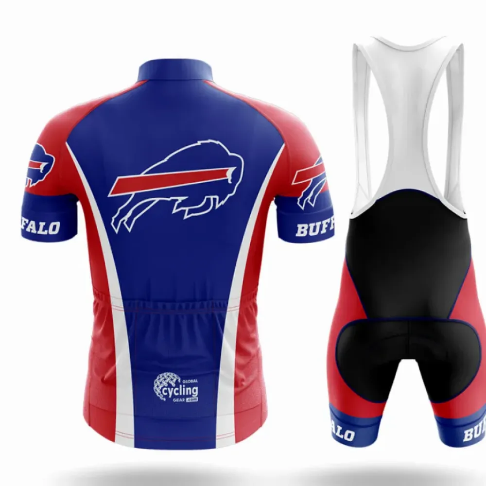 Buffalo Bisons Cycling Kit Full Set Blue/Red/White