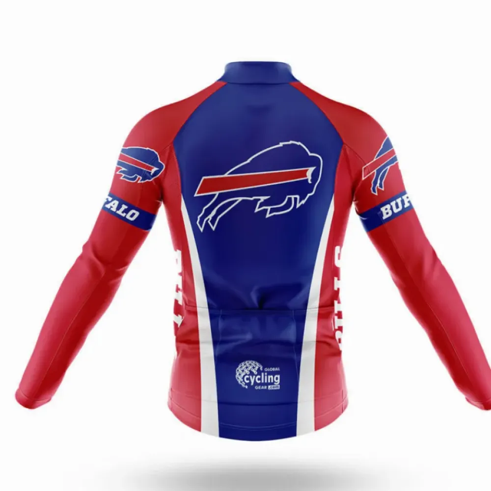 Buffalo Bisons Cycling Kit Full Set Blue/Red/White