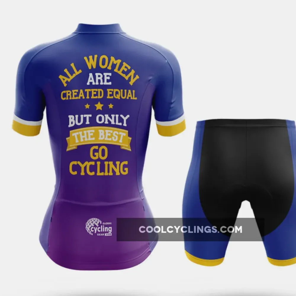 Only The Best Women Cycling Shorts Blue/Yellow/Black