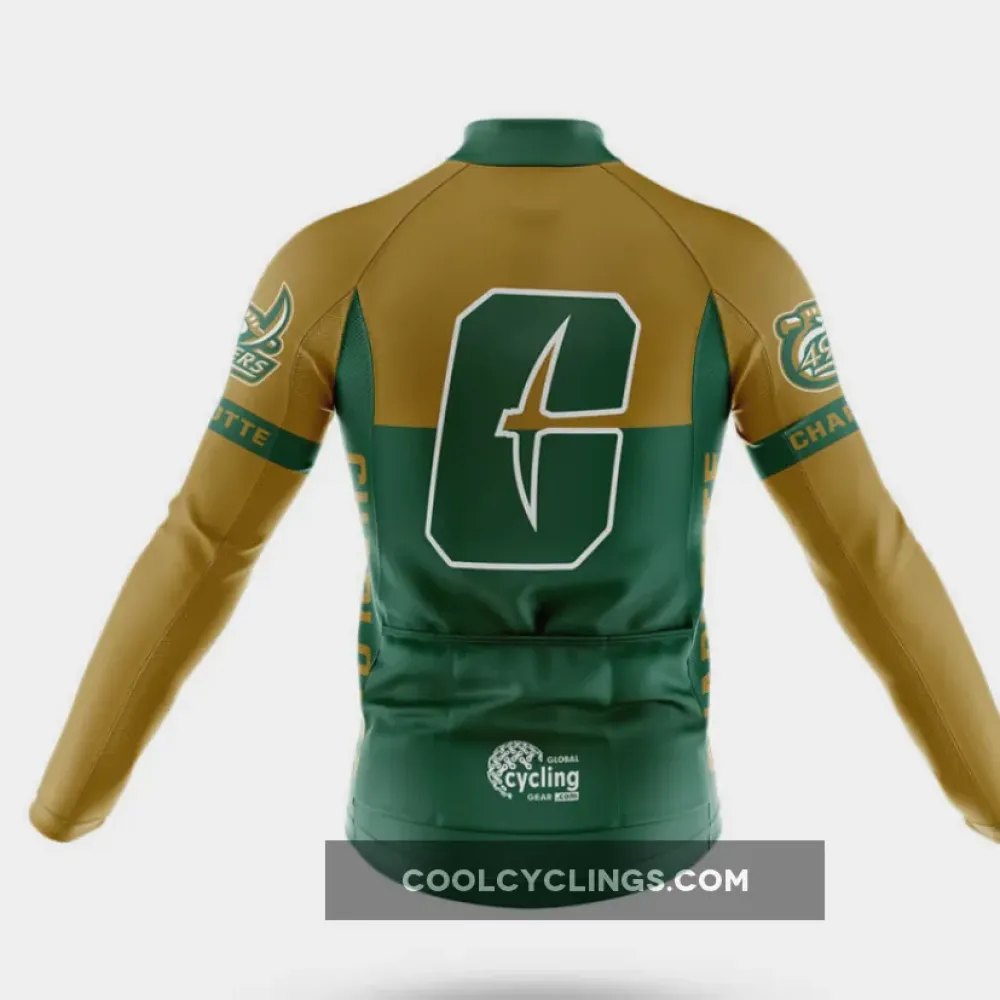 Charlotte Long Sleeve Cycling Jersey University Green/Yellow/Black