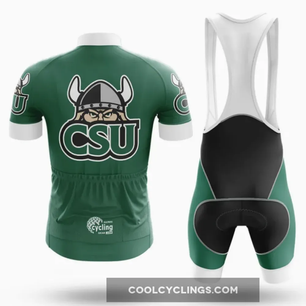 CSU Vikings Cycling Jersey Green/White/Black