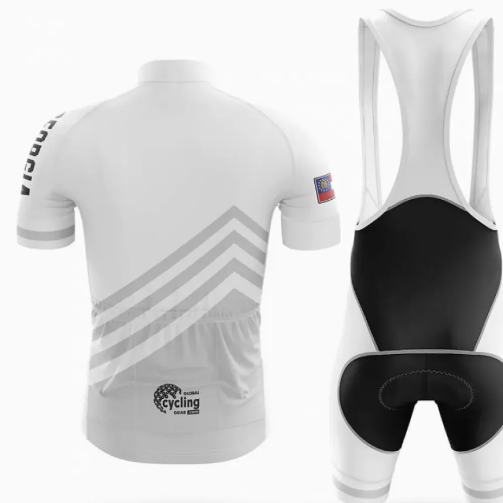 Georgia S4 Cycling Jersey White/Grey/Red