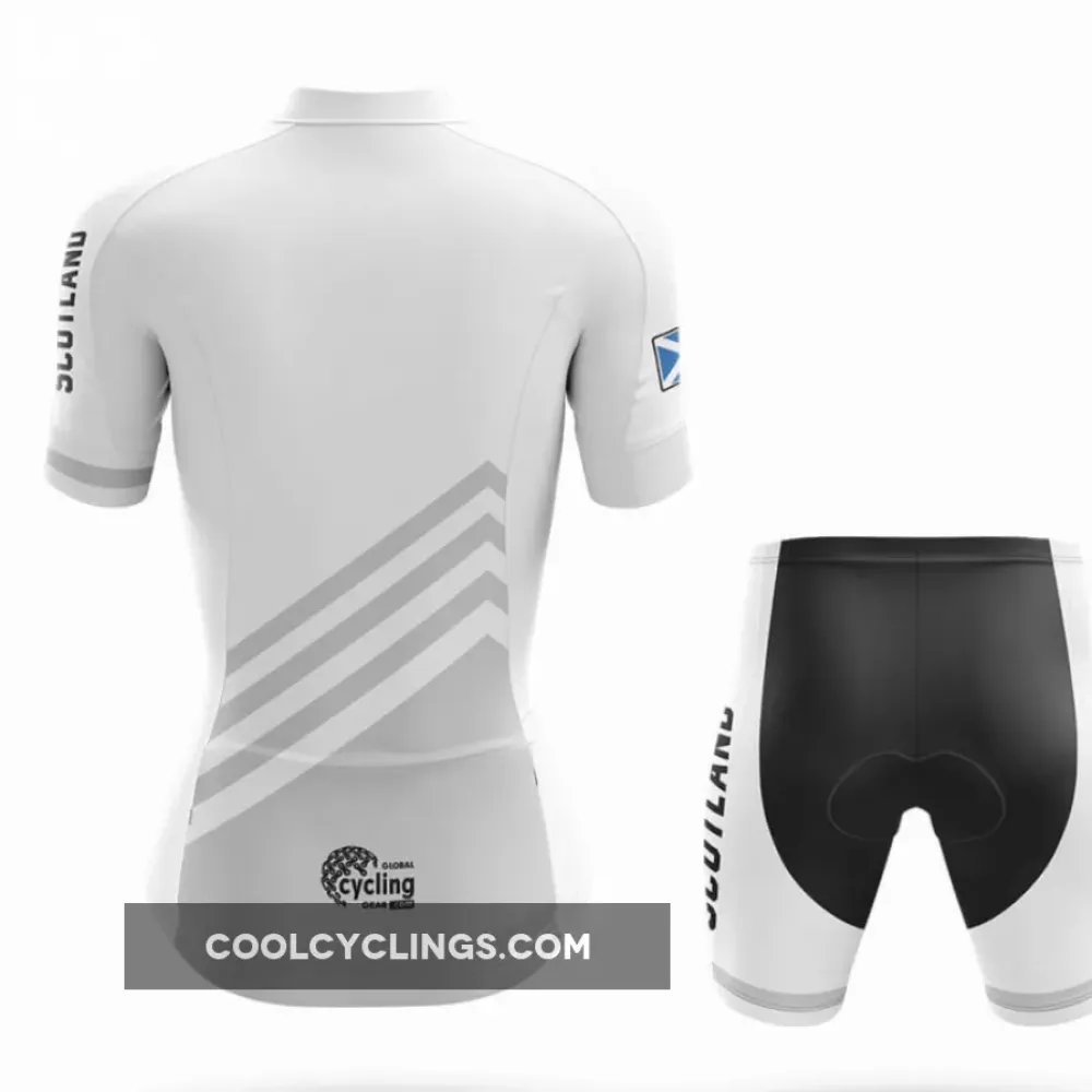 Scotland S5 Cycling Kit White/Gray/Black