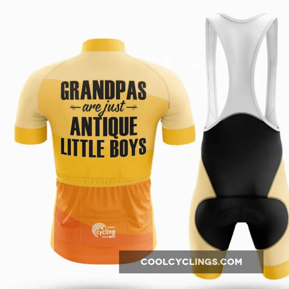Cycling Bibs V4 Grandpas Yellow/Black/Grey