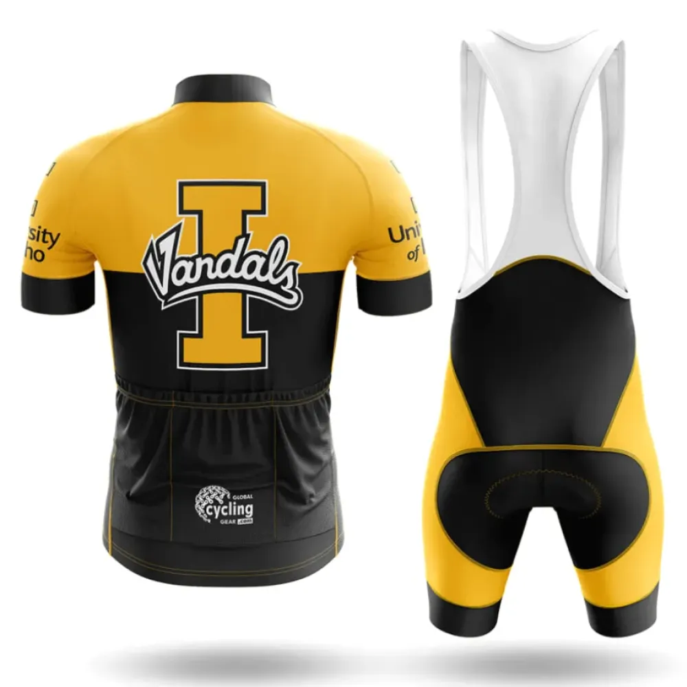 University of Idaho Cycling Kit Full Set Ver.2 Vandals Yellow/Black/Gold