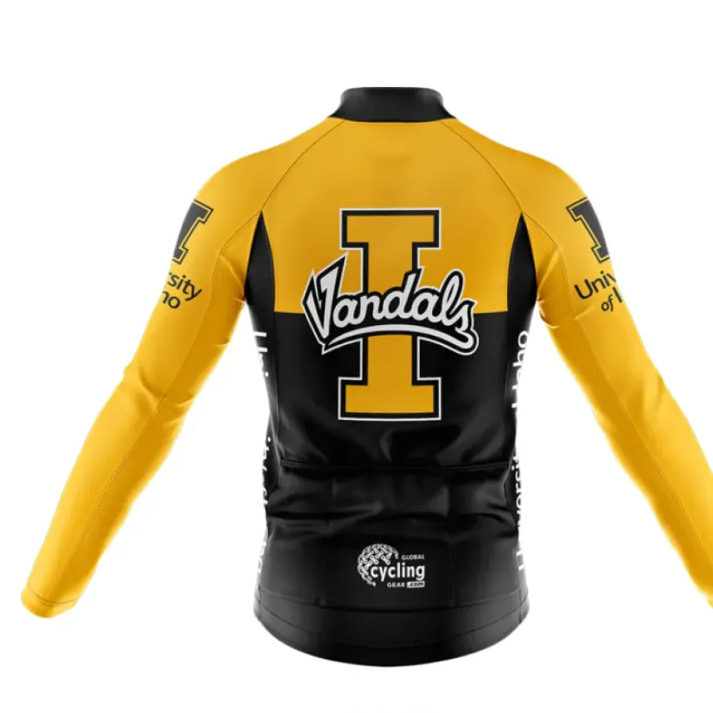 University of Idaho Cycling Kit Full Set Ver.2 Vandals Yellow/Black/Gold