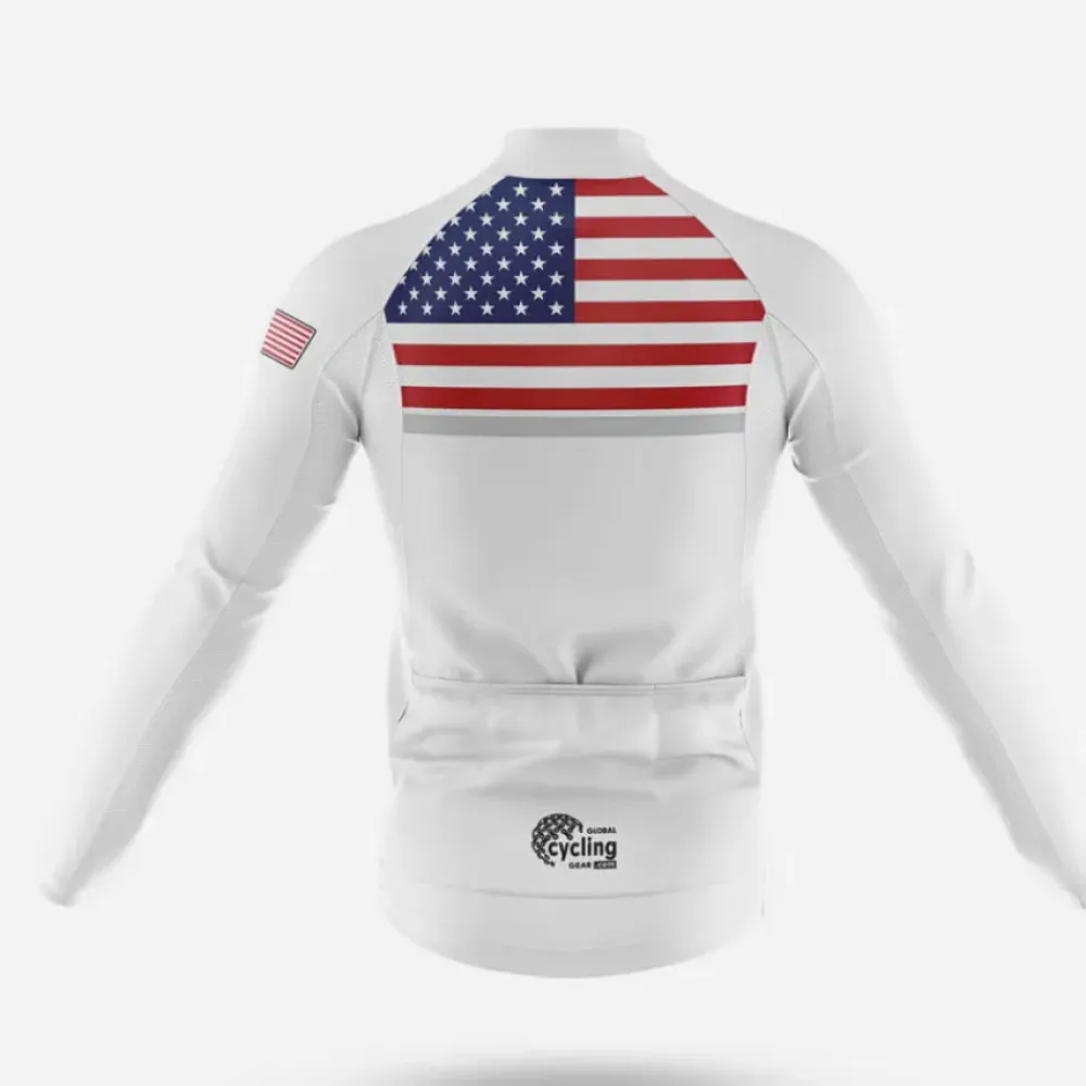 USA S12 Cycling Kit White/Red/Black