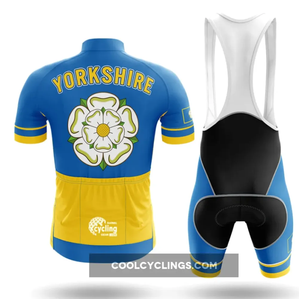 Yorkshire Men's Cycling Kit Yorks Rose Blue/Yellow/Black