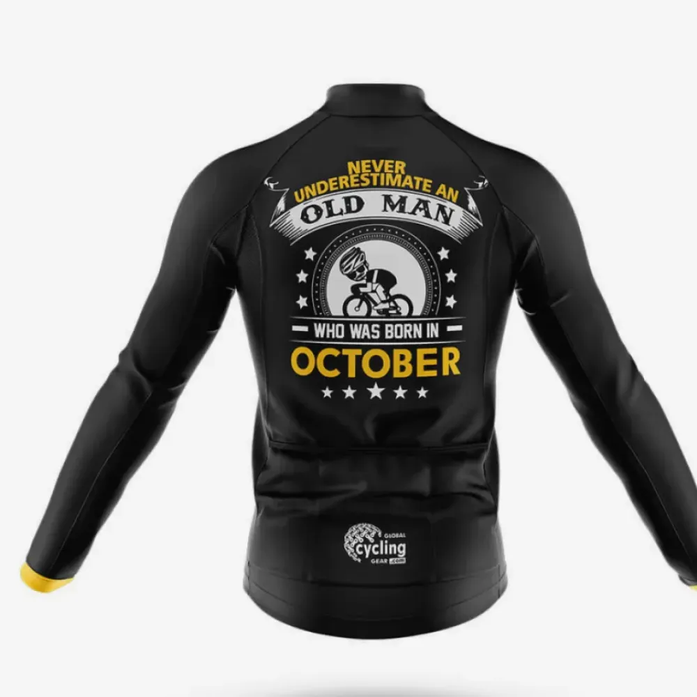 October Cycling Bibs Breathable Comfort Black/Yellow/White