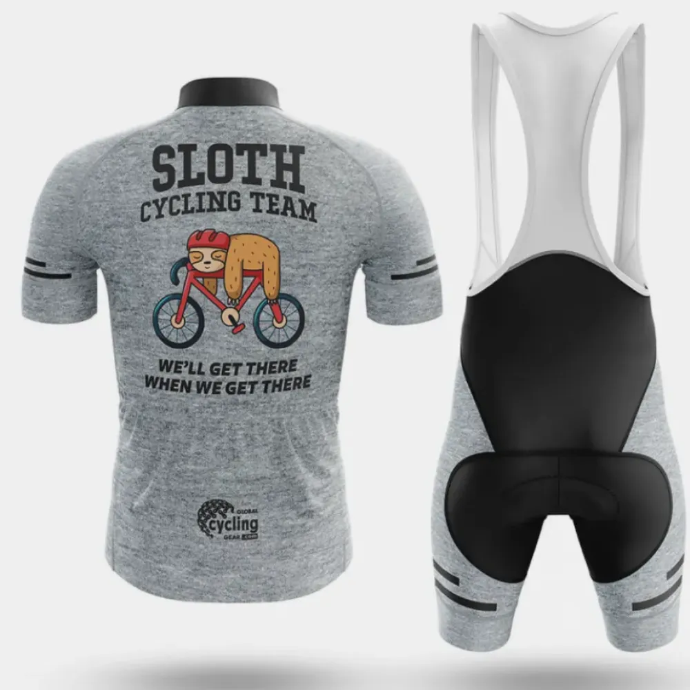 Sloth V16 Cycling Kit Relaxed Ride Gray/Black/White