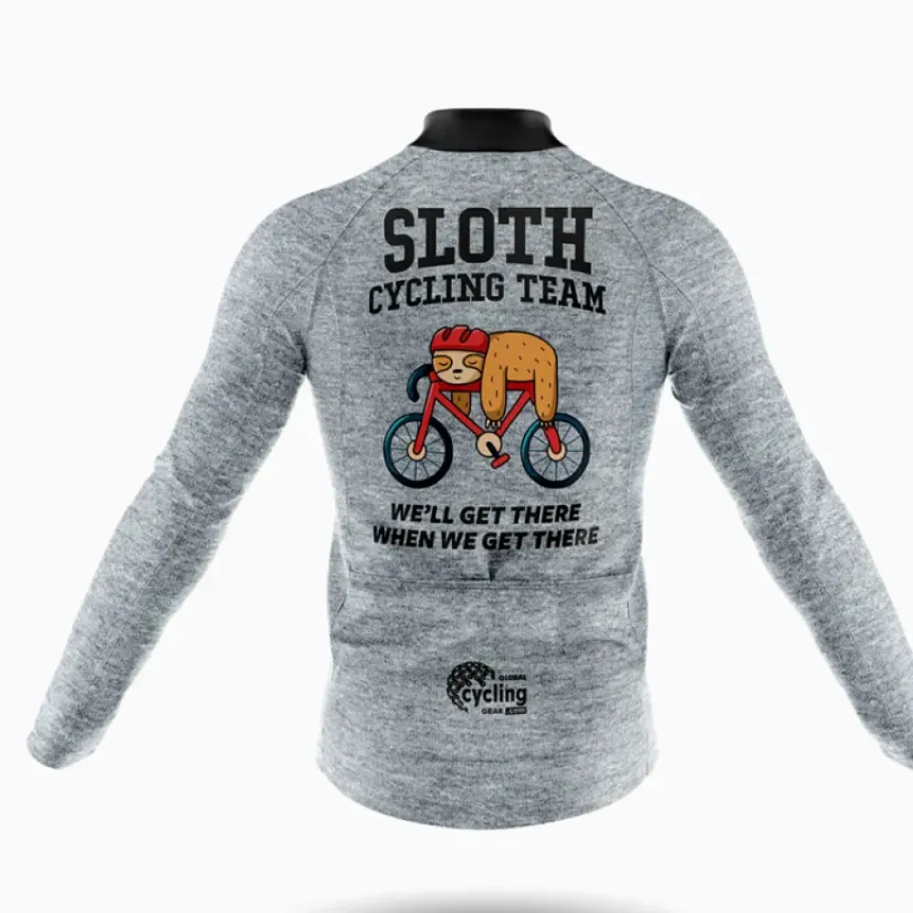 Sloth V16 Cycling Kit Relaxed Ride Gray/Black/White