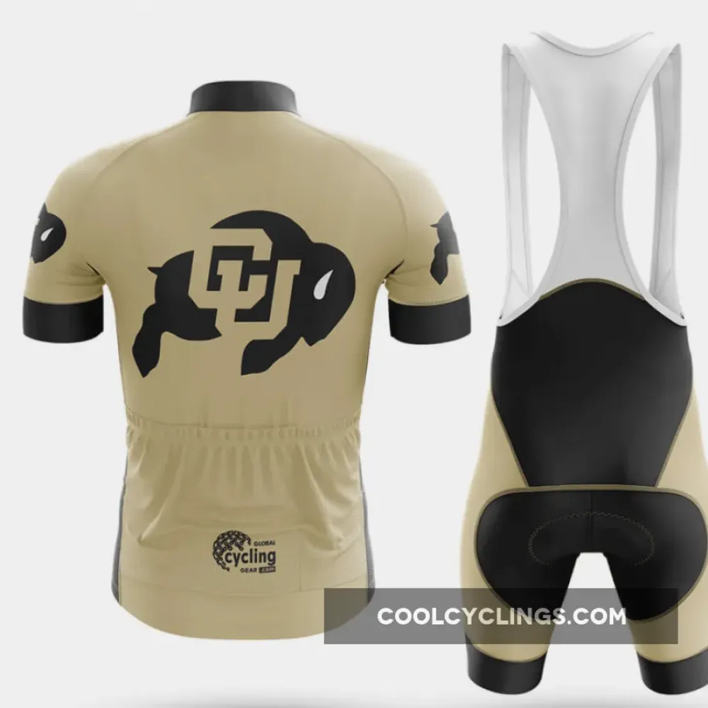 CU Buffs Cycling Jersey Gold/Black/Silver