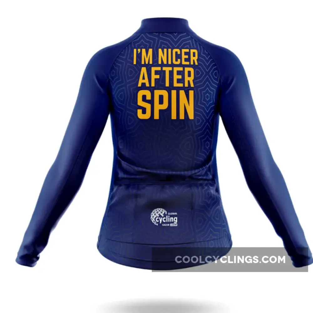 Nicer Women's Cycling Shorts Blue/Yellow/Black