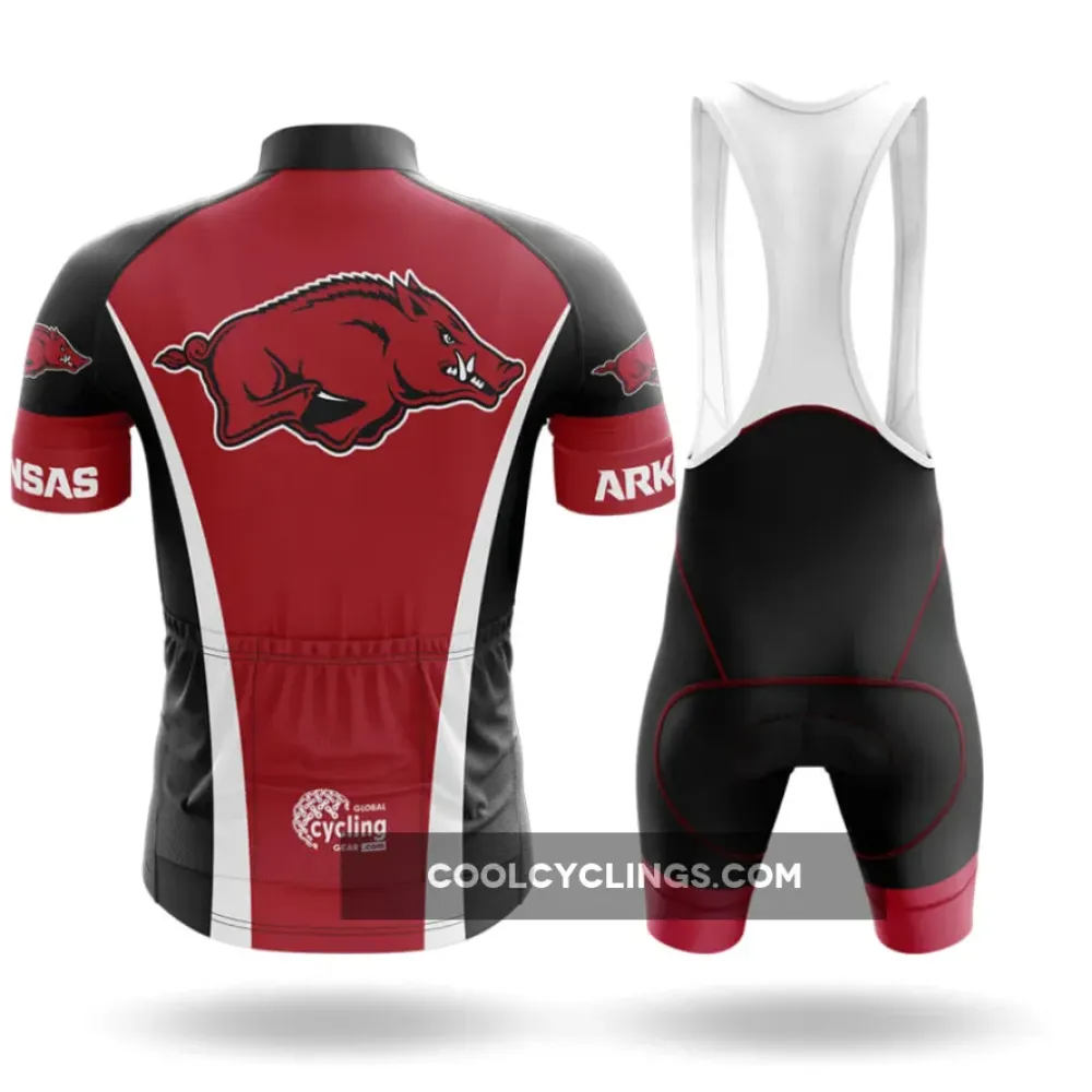 University of Arkansas Cycling Jersey Arkansas Razorbacks Red/Black/White