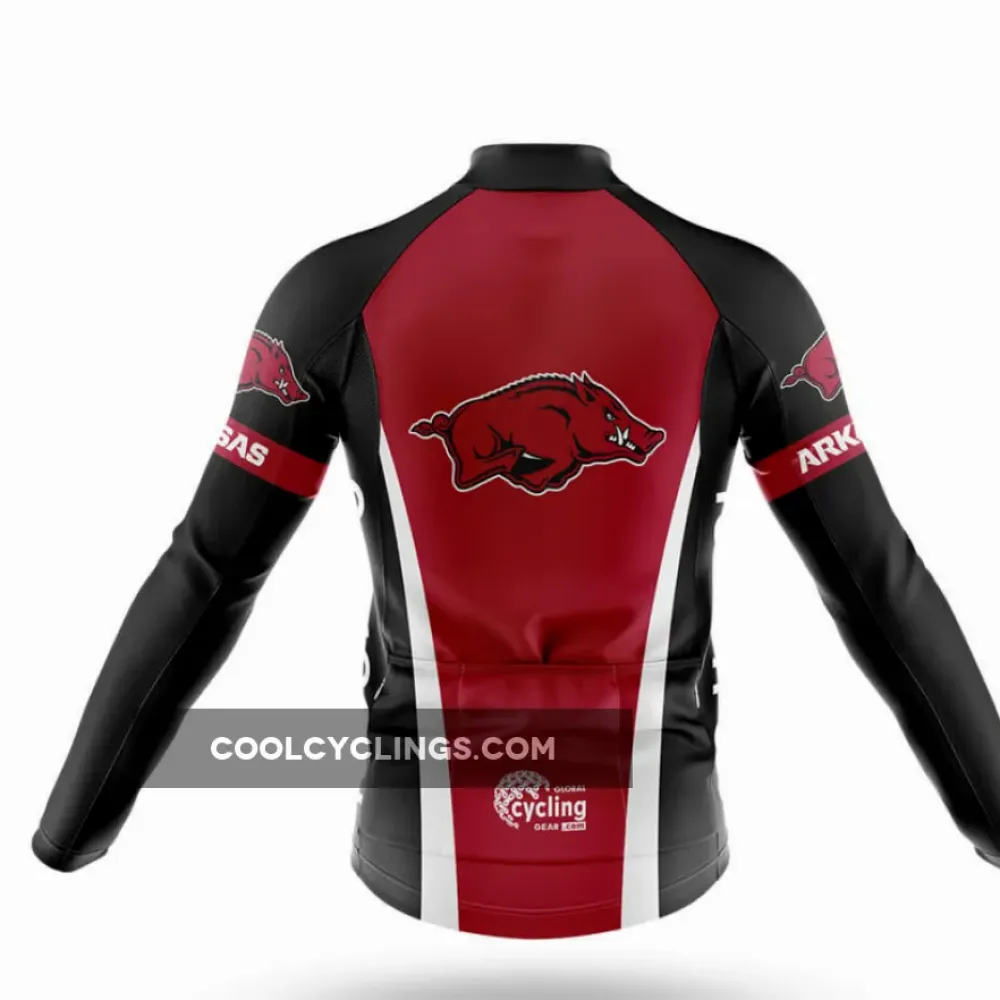 University of Arkansas Cycling Jersey Arkansas Razorbacks Red/Black/White