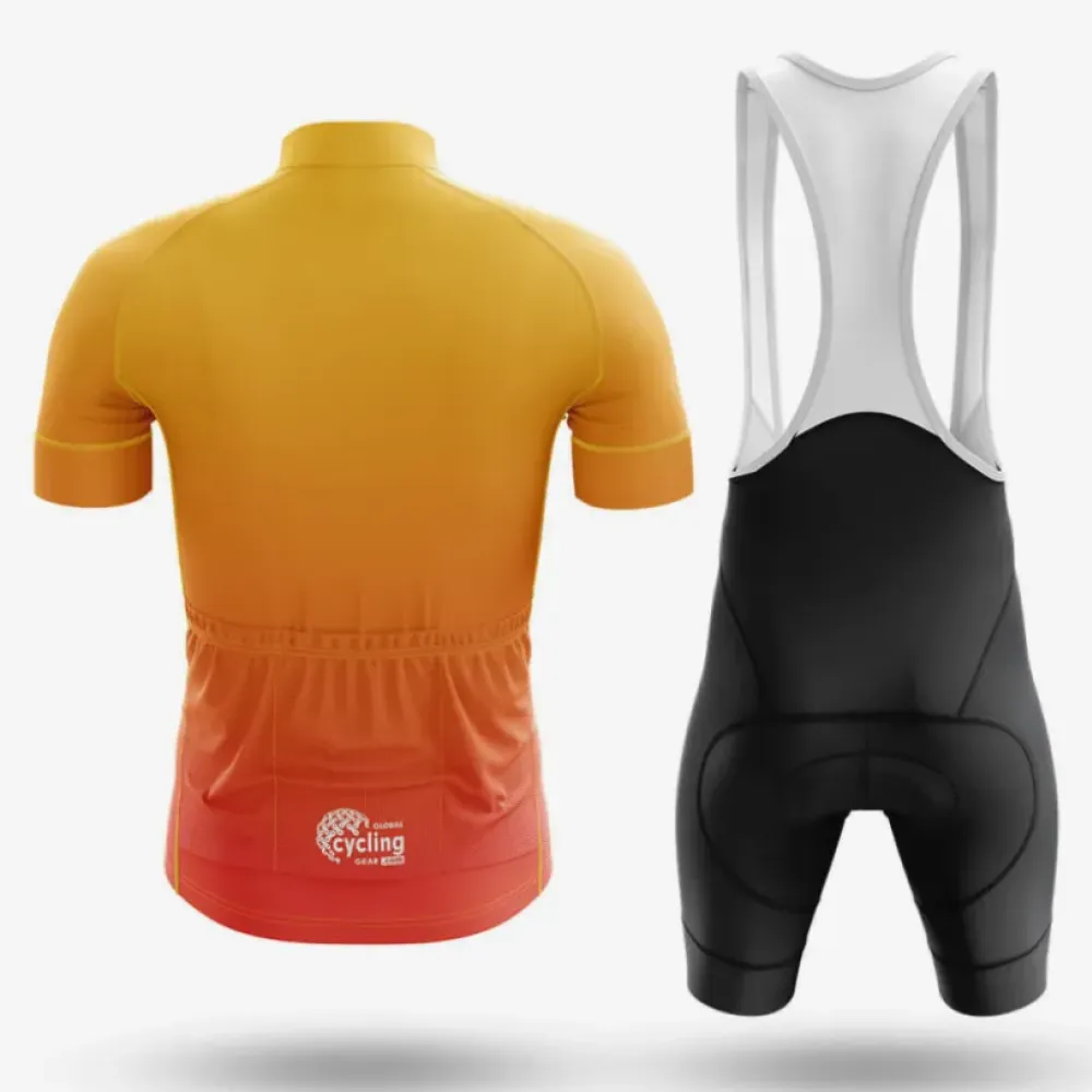 Cycling Kit Sunset Gradient Yellow/Orange/Red