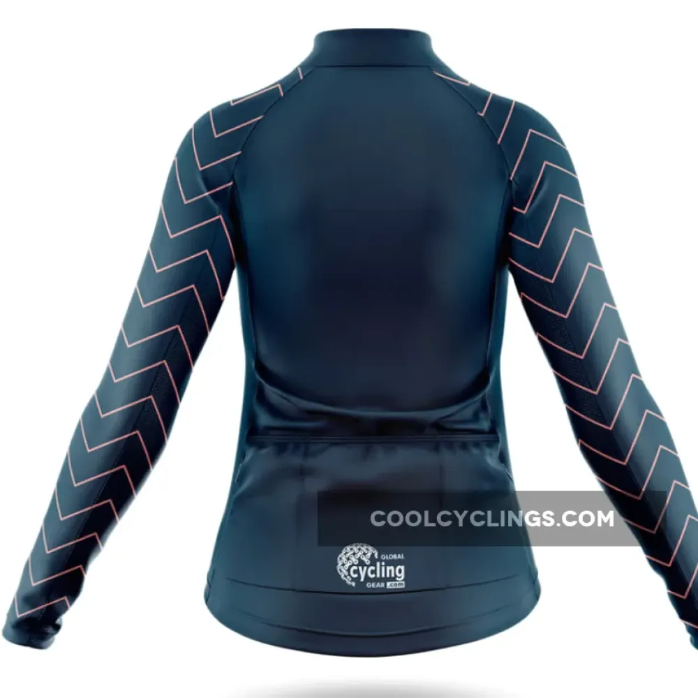 Stripe Sleeves Women's Cycling Cycling Shorts Blue/Black/Teal