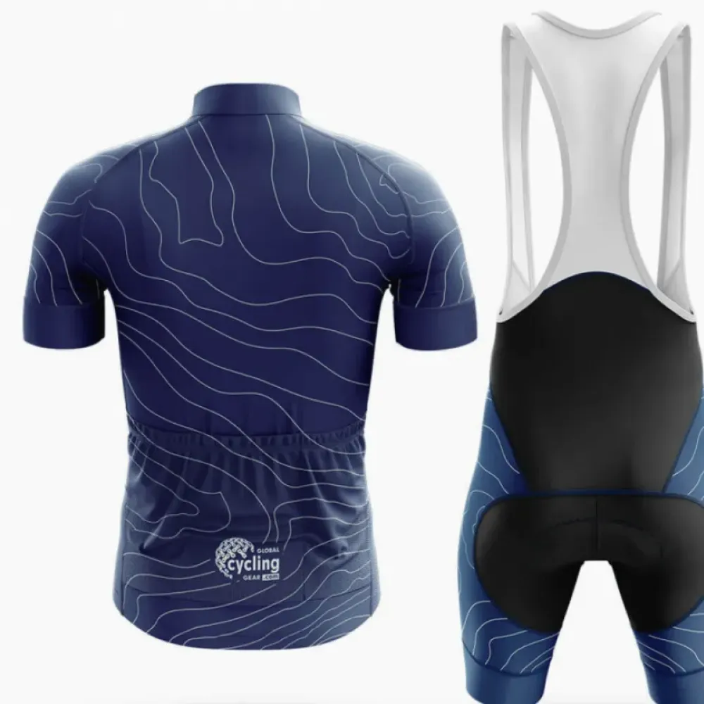 Cycling Kit Navy Blue Navy/White/Blue